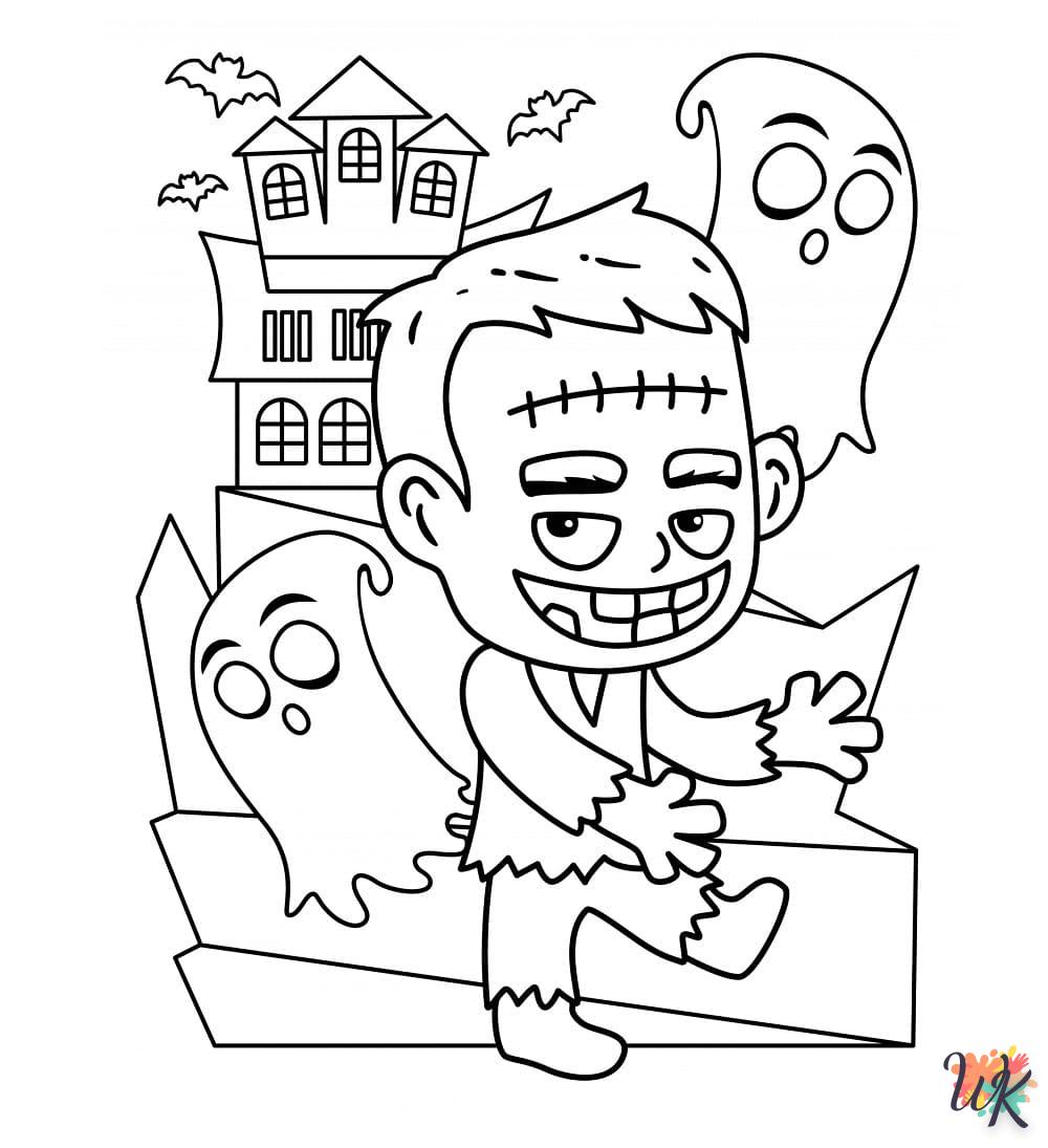 Dibujos para Colorear Frankenstein 91