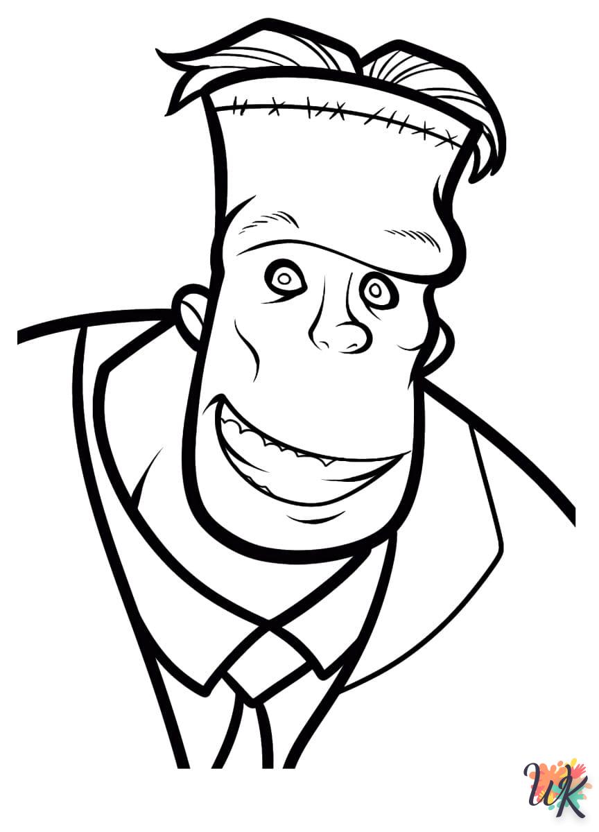 Dibujos para Colorear Frankenstein 94