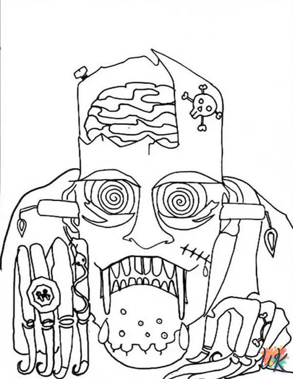 Dibujos para Colorear Frankenstein 96