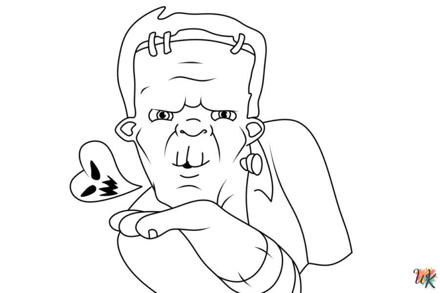 Dibujos para Colorear Frankenstein 97