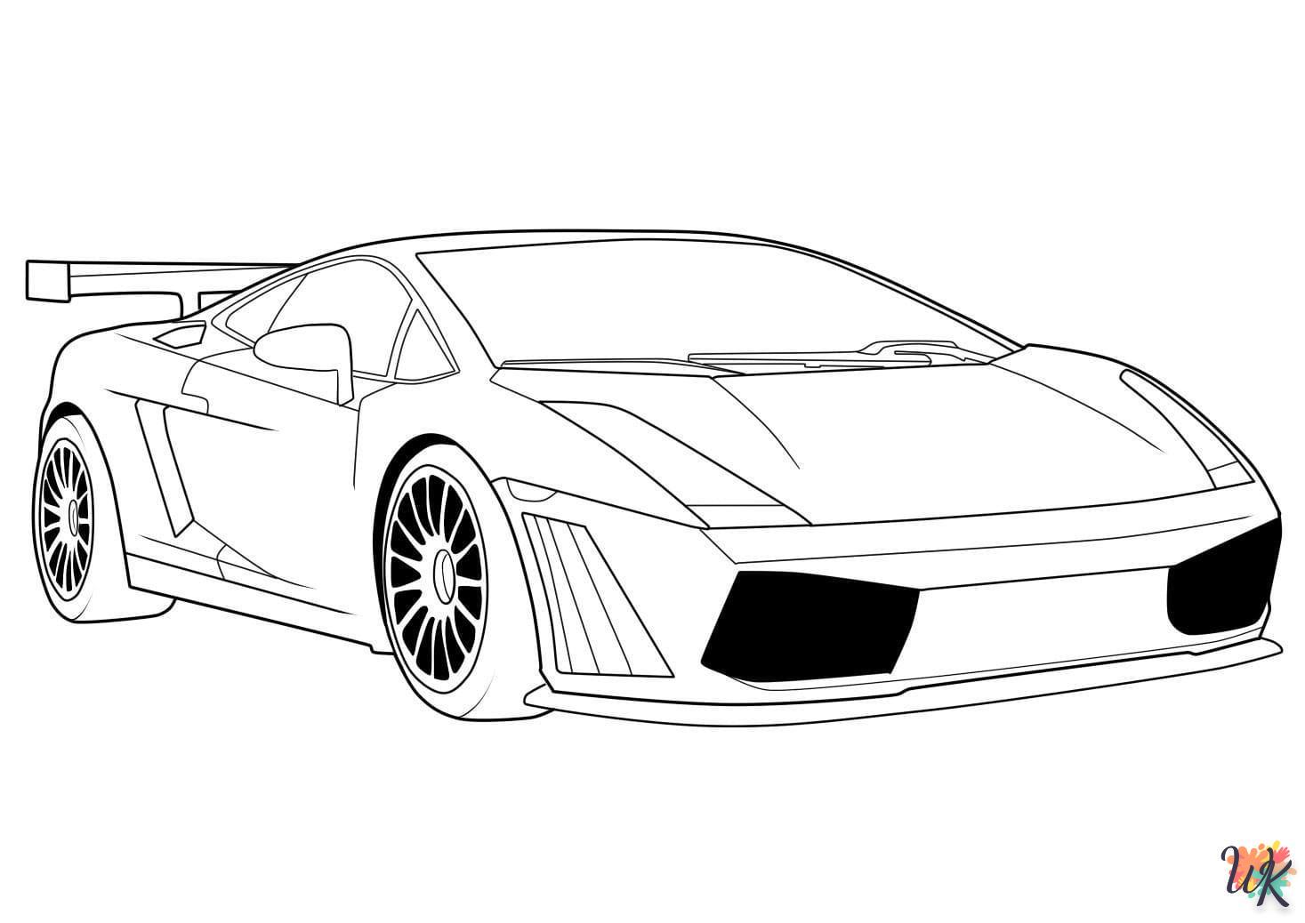 Dibujos para Colorear Lamborghini 1