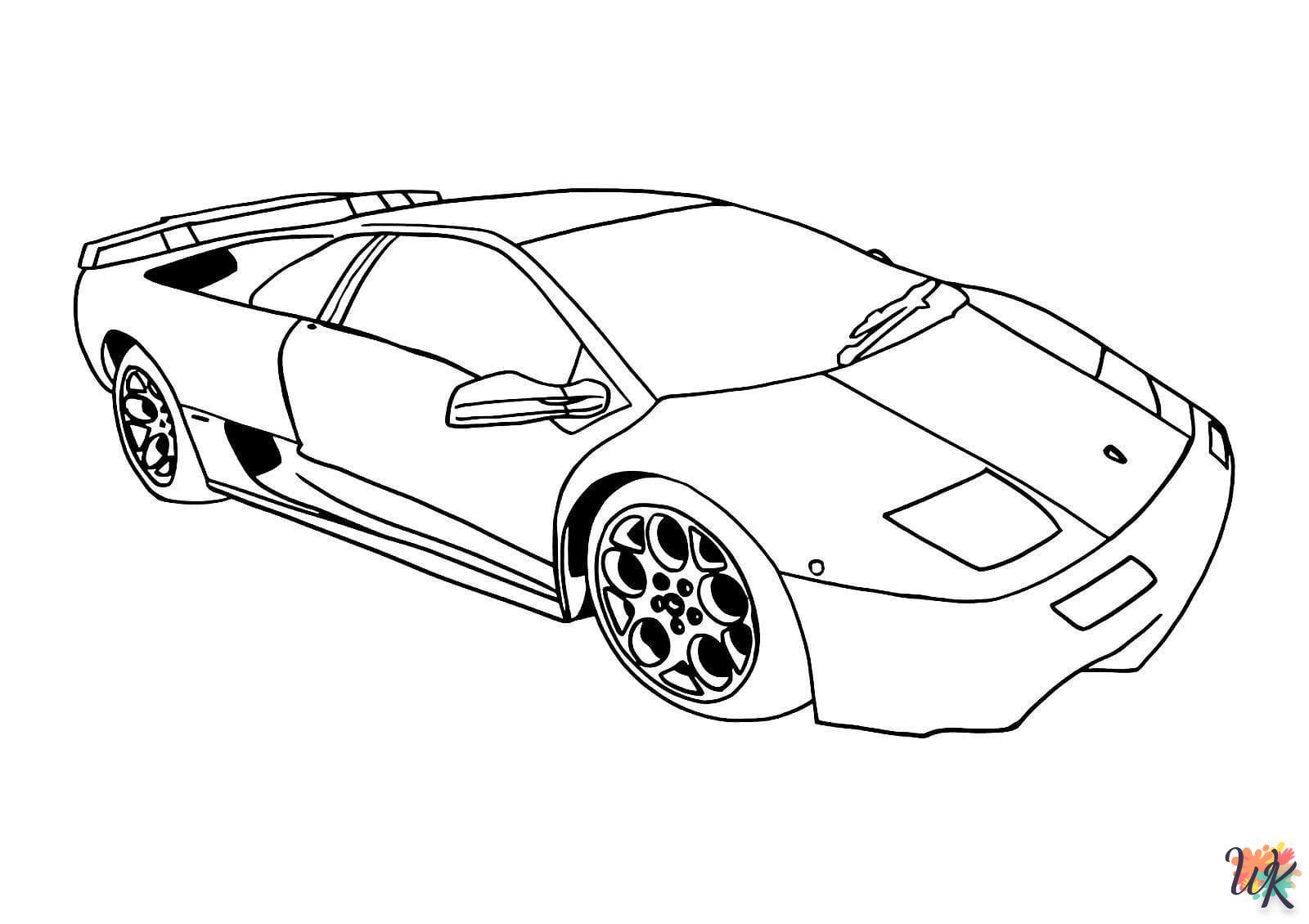 Dibujos para Colorear Lamborghini 2