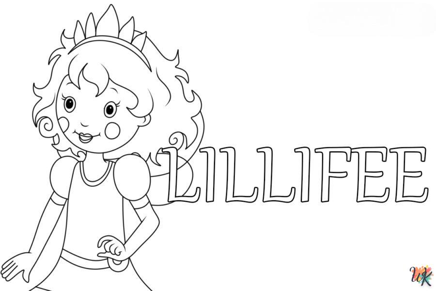 Dibujos para Colorear Lillifee 30