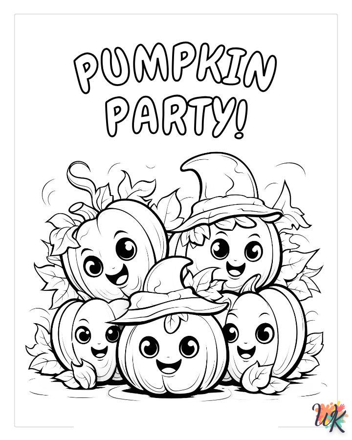 Dibujos para Colorear Lindo Halloween 3