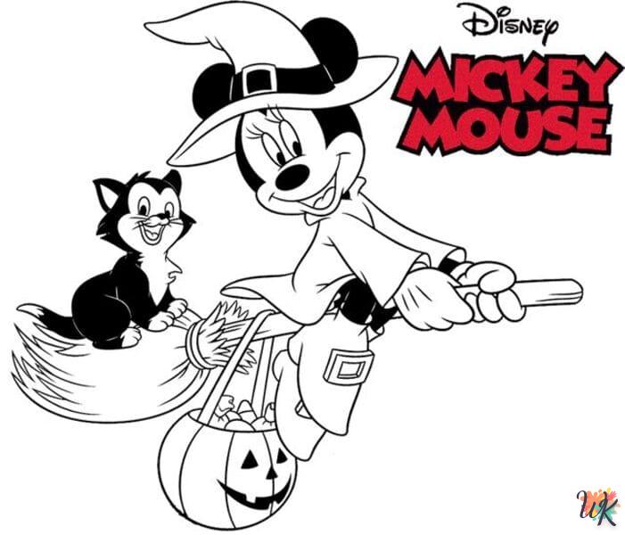 Dibujos para Colorear Mickey Mouse Halloween 10