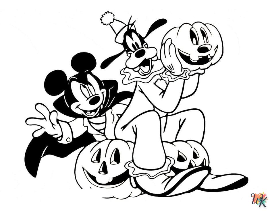 Dibujos para Colorear Mickey Mouse Halloween 11