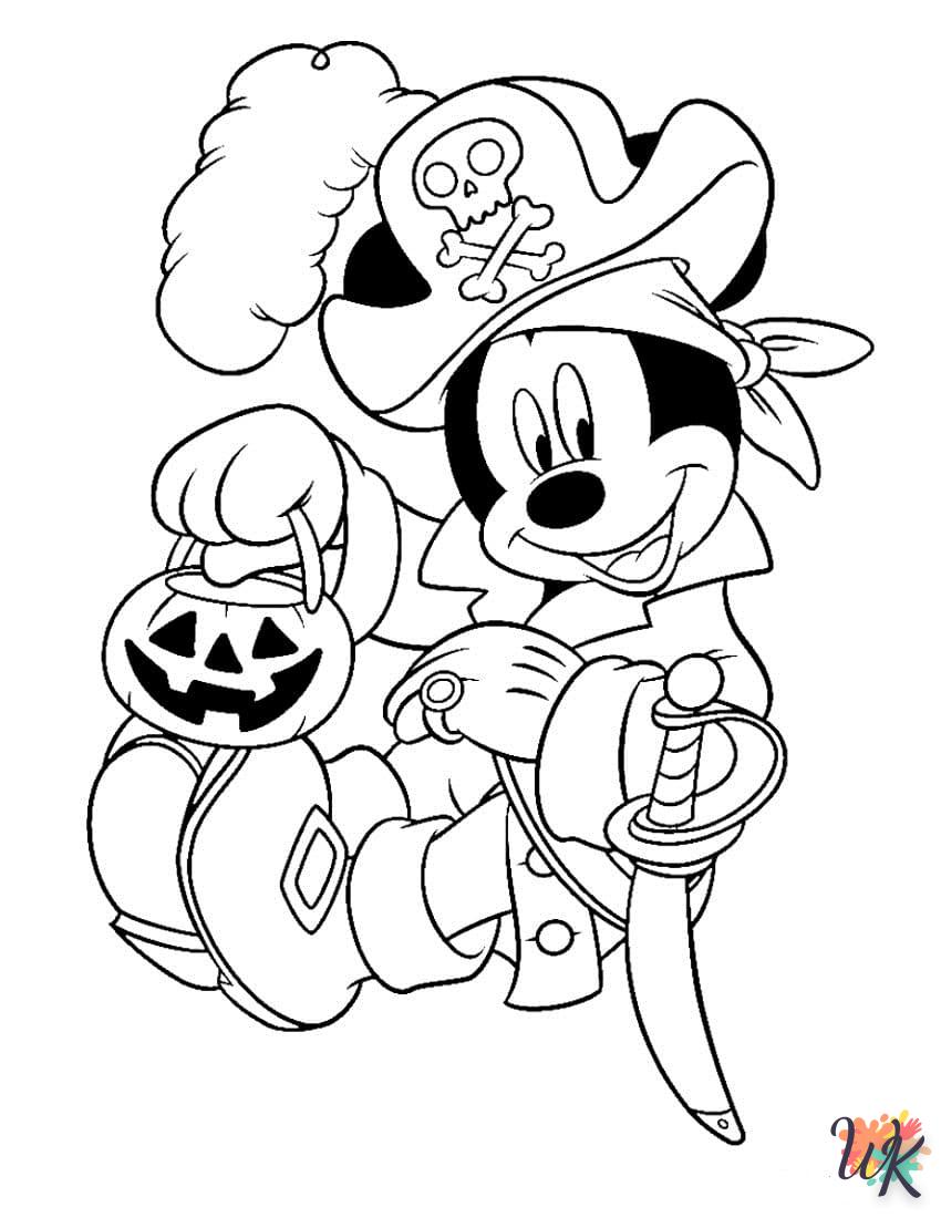 Dibujos para Colorear Mickey Mouse Halloween 13