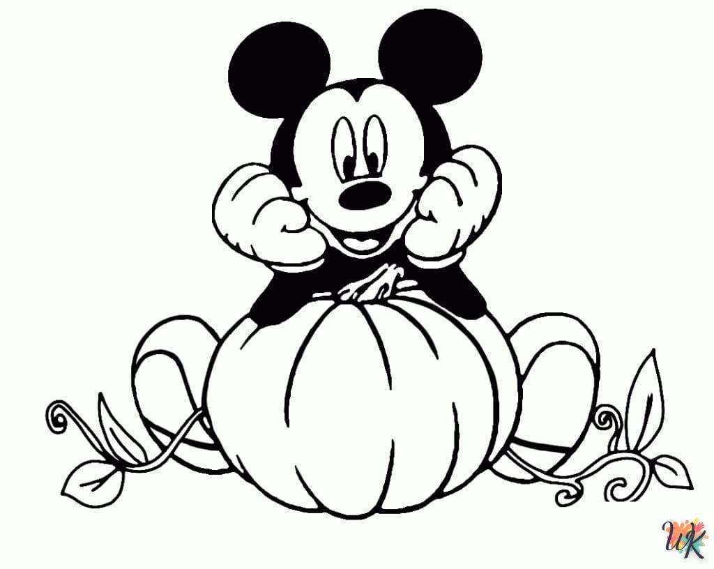 Dibujos para Colorear Mickey Mouse Halloween 18