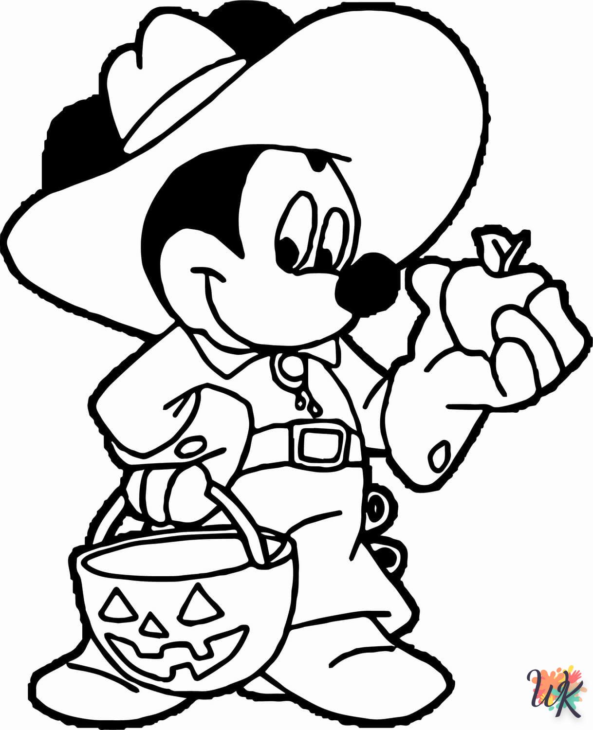 Dibujos para Colorear Mickey Mouse Halloween 20