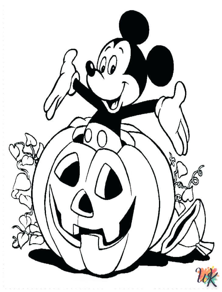 Dibujos para Colorear Mickey Mouse Halloween 27