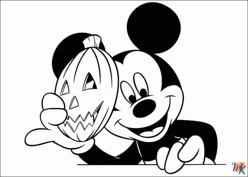 Dibujos para Colorear Mickey Mouse Halloween 29
