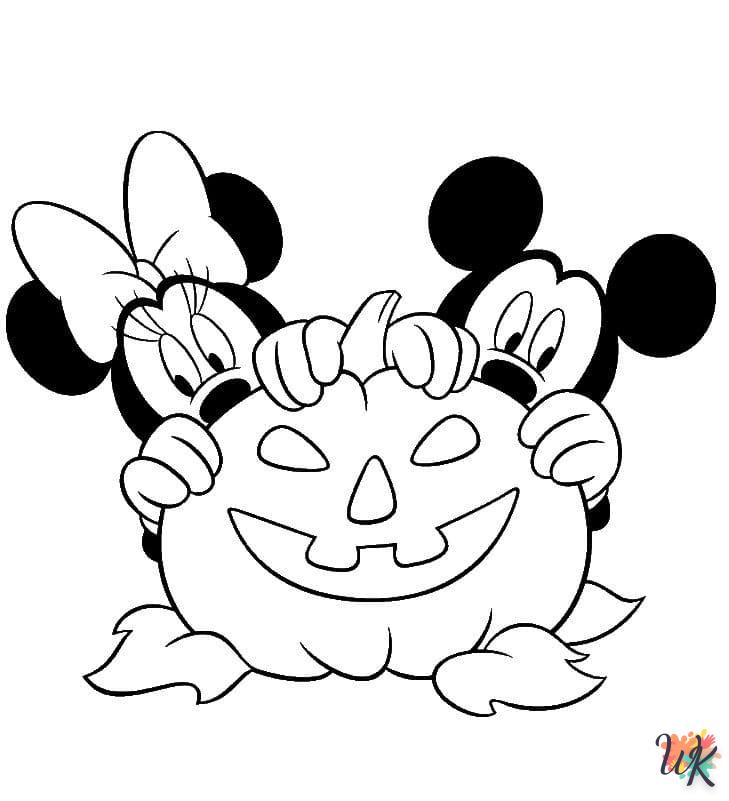 Dibujos para Colorear Mickey Mouse Halloween 30