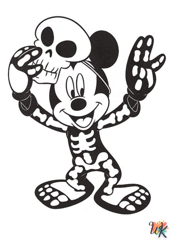 Dibujos para Colorear Mickey Mouse Halloween 31