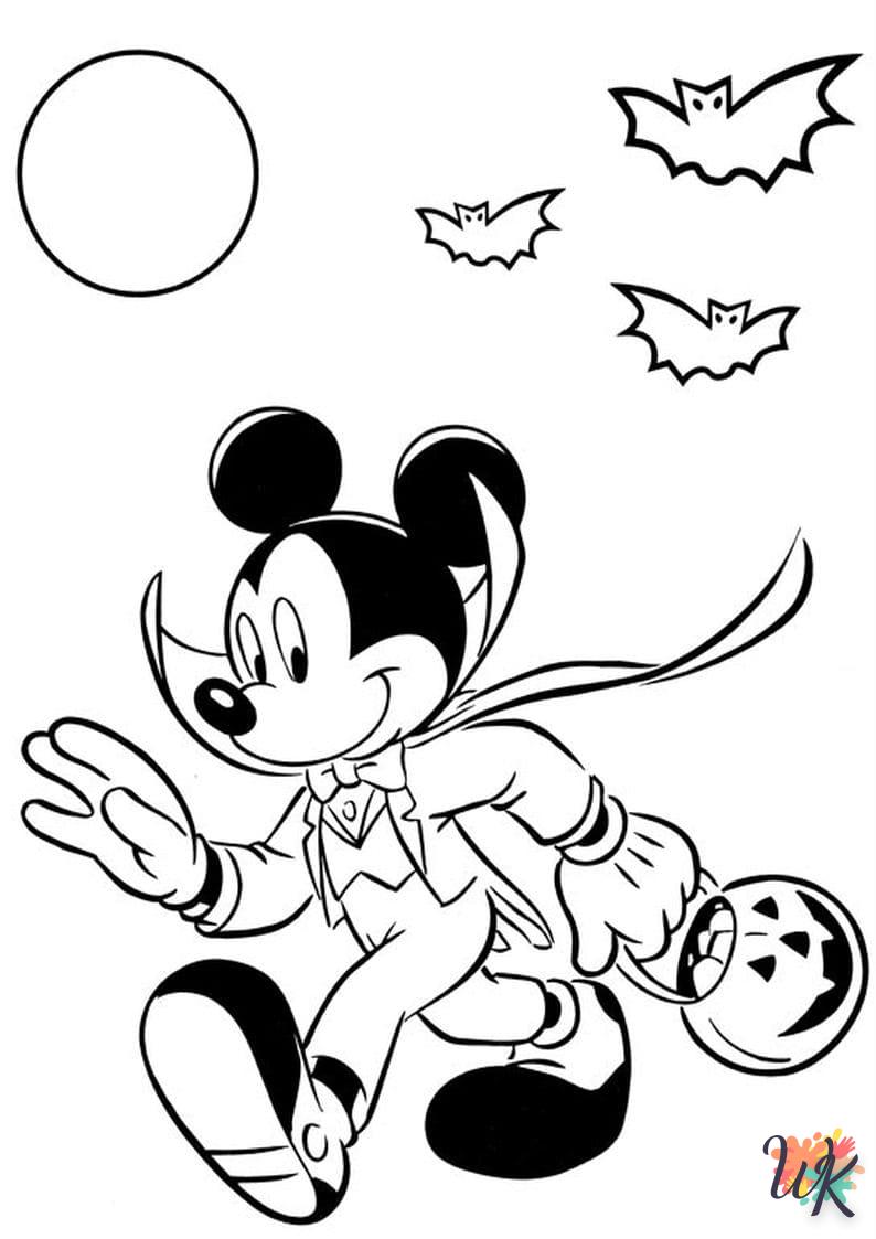 Dibujos para Colorear Mickey Mouse Halloween 32