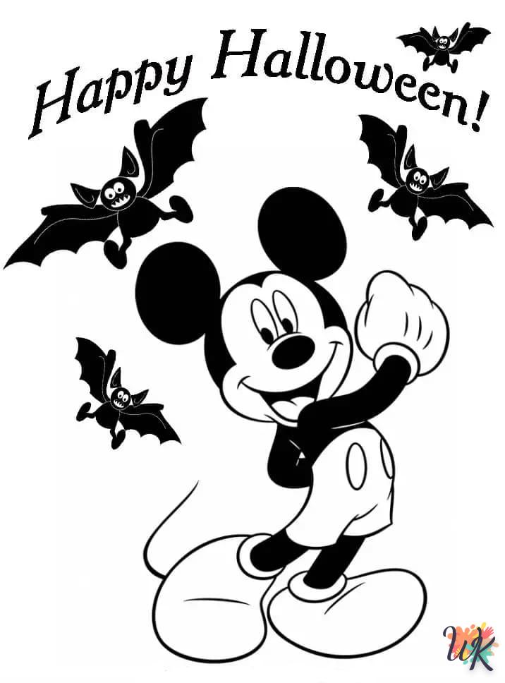 Dibujos para Colorear Mickey Mouse Halloween 33