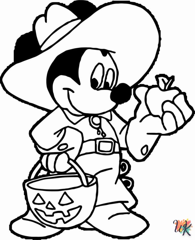 Dibujos para Colorear Mickey Mouse Halloween 34