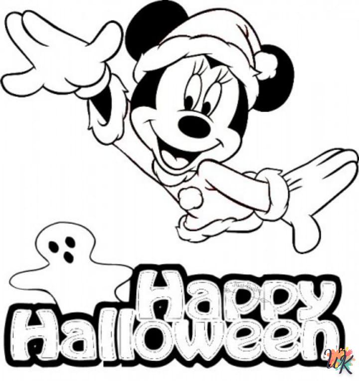 Dibujos para Colorear Mickey Mouse Halloween 36