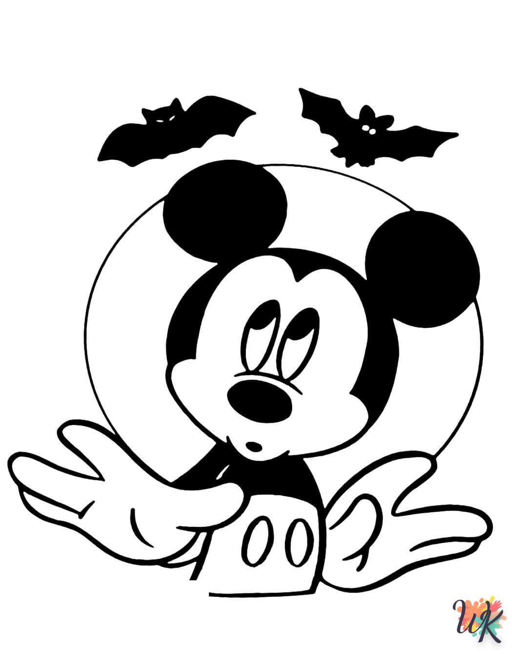 Dibujos para Colorear Mickey Mouse Halloween 37