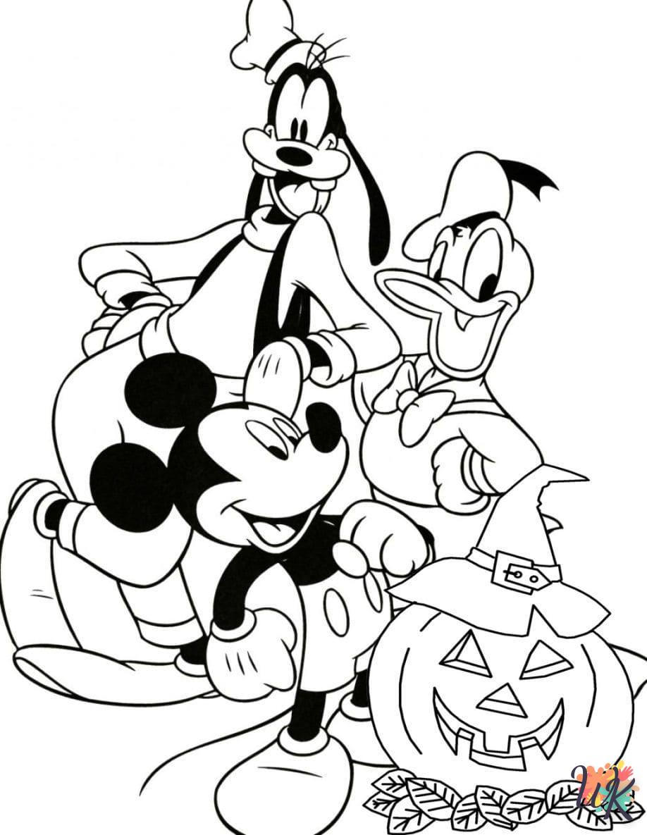 Dibujos para Colorear Mickey Mouse Halloween 38
