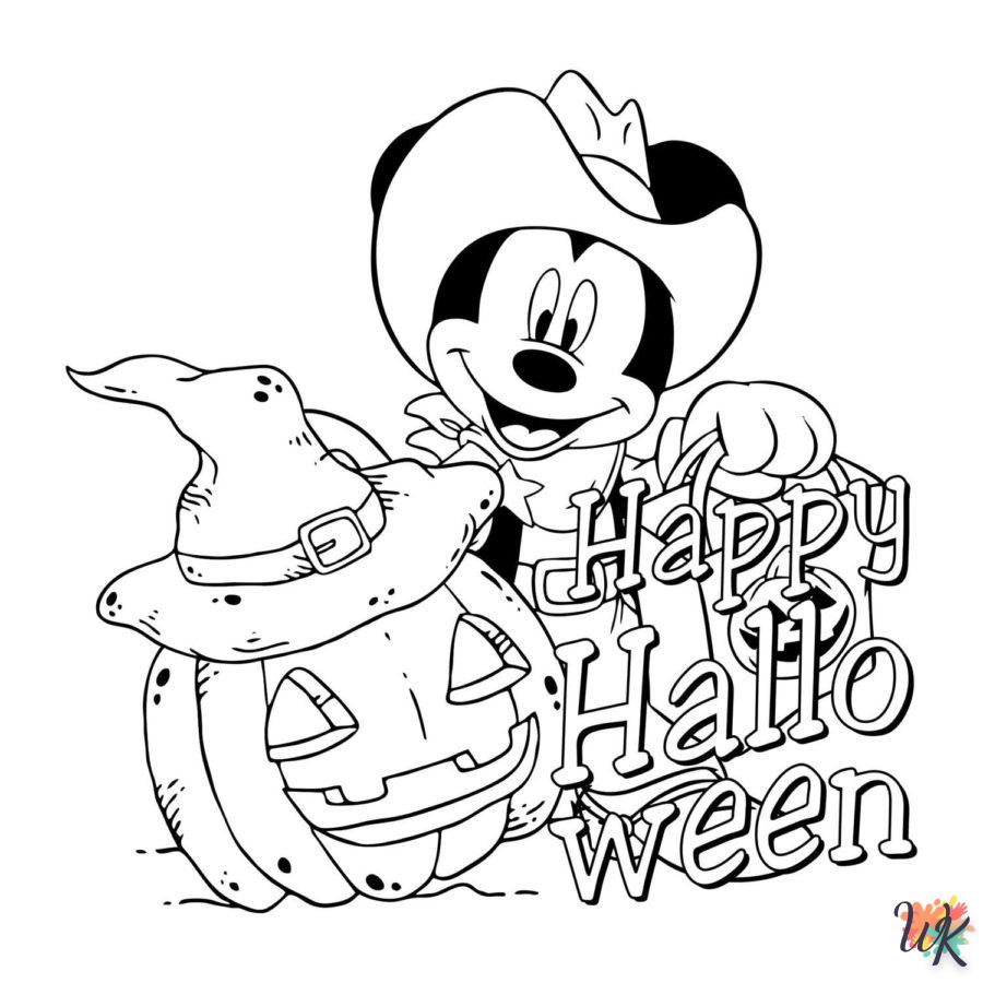 Dibujos para Colorear Mickey Mouse Halloween 39