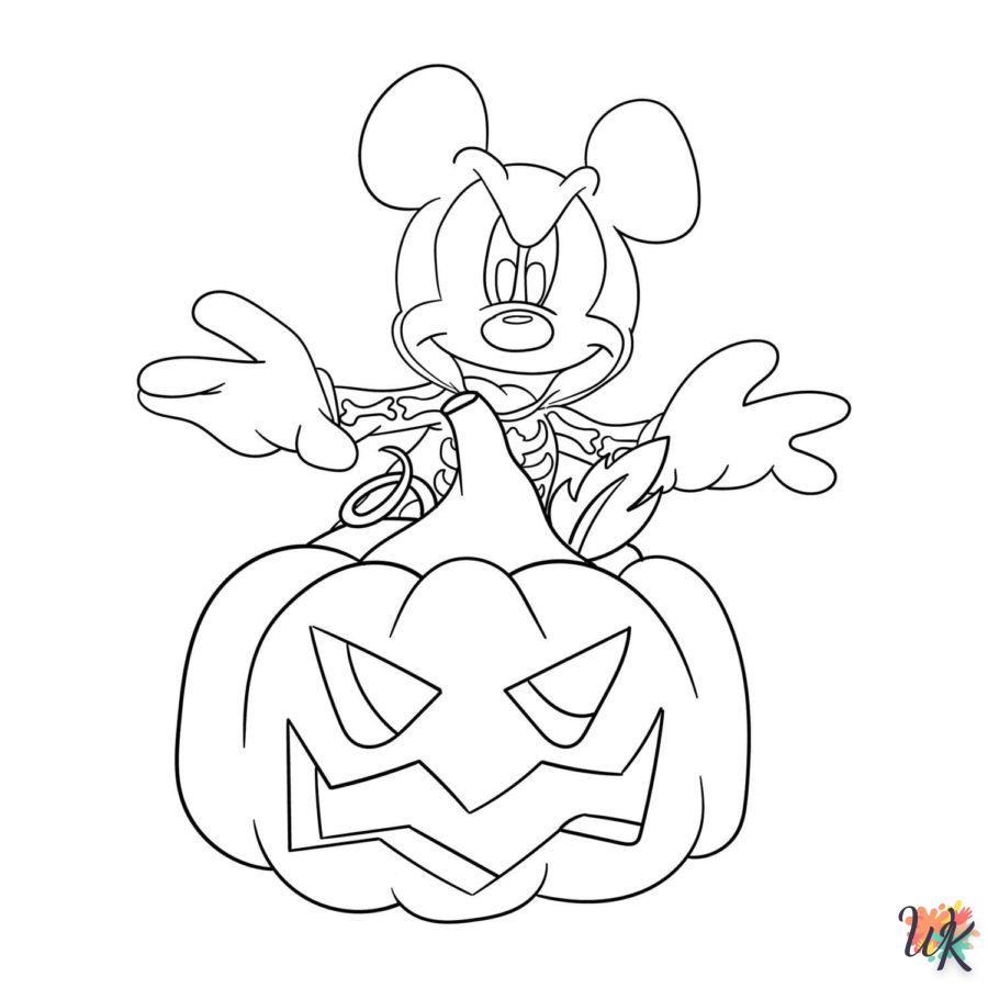 Dibujos para Colorear Mickey Mouse Halloween 40