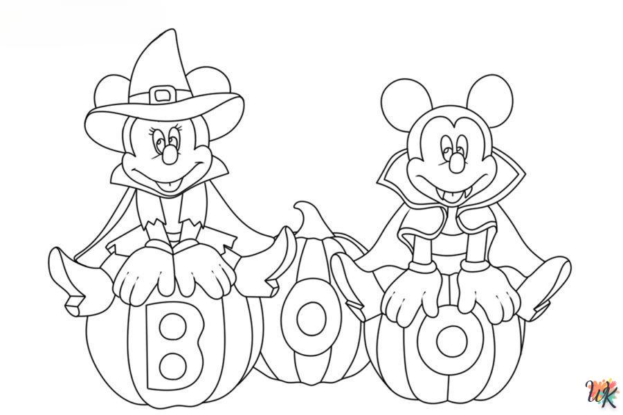 Dibujos para Colorear Mickey Mouse Halloween 41