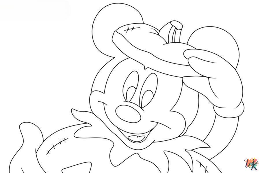 Dibujos para Colorear Mickey Mouse Halloween 42
