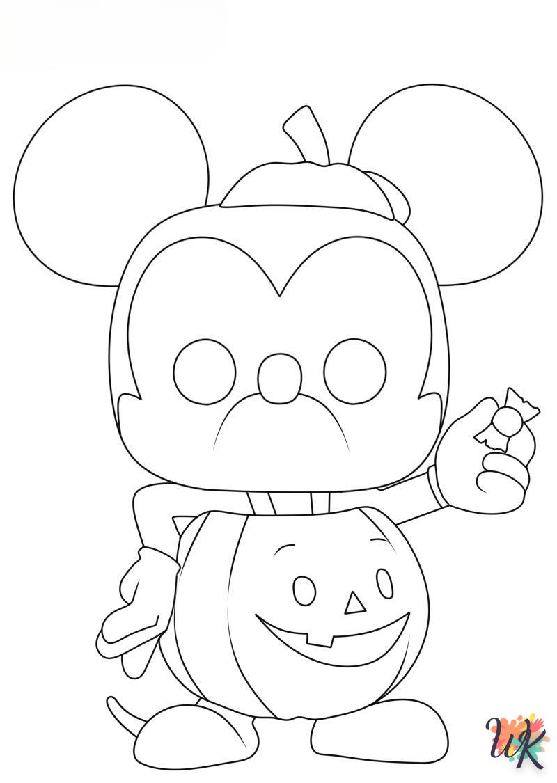 Dibujos para Colorear Mickey Mouse Halloween 45