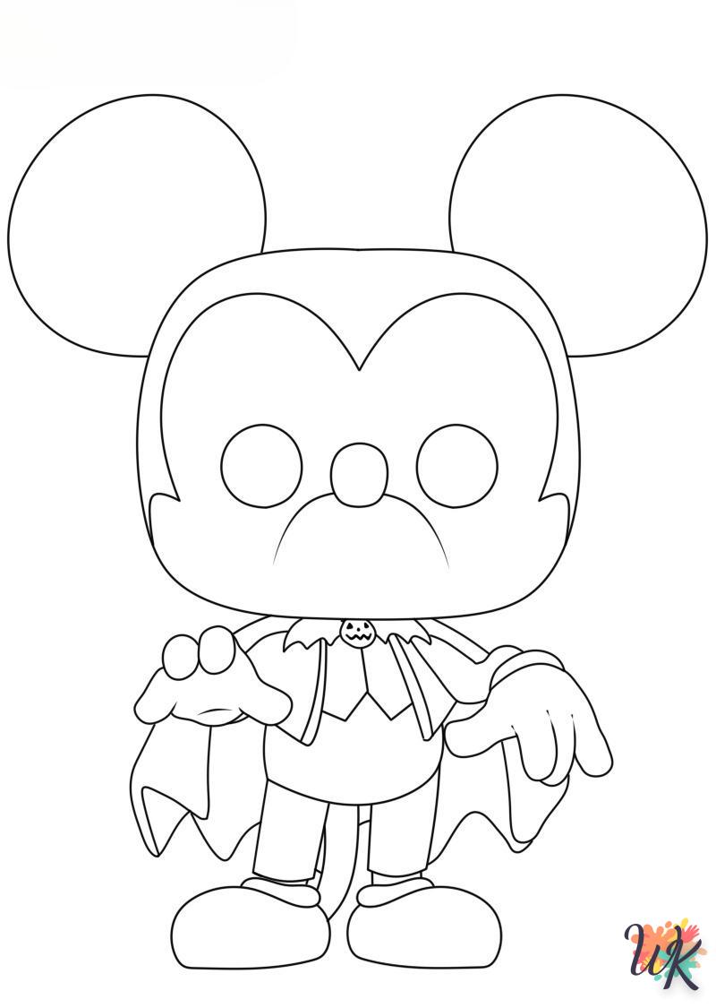 Dibujos para Colorear Mickey Mouse Halloween 46
