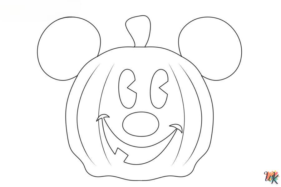 Dibujos para Colorear Mickey Mouse Halloween 49