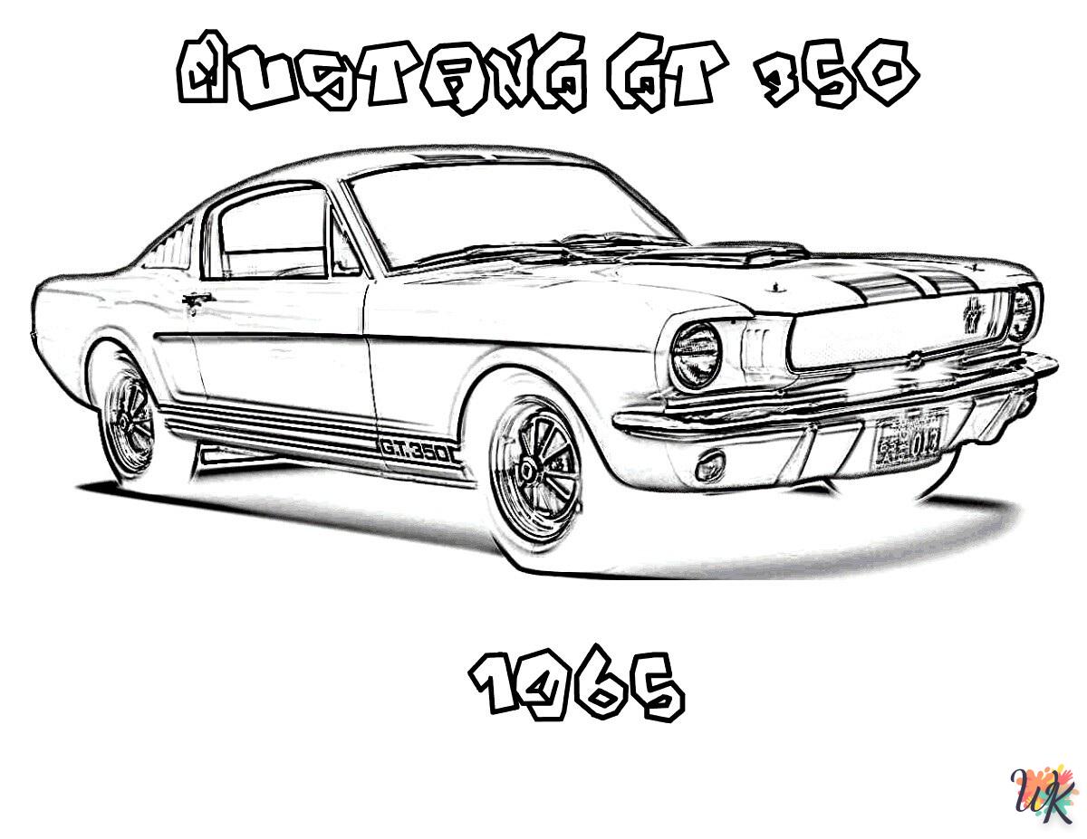 Dibujos para Colorear Mustang 5