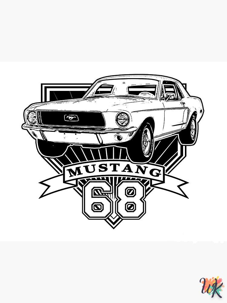 Dibujos para Colorear Mustang 54