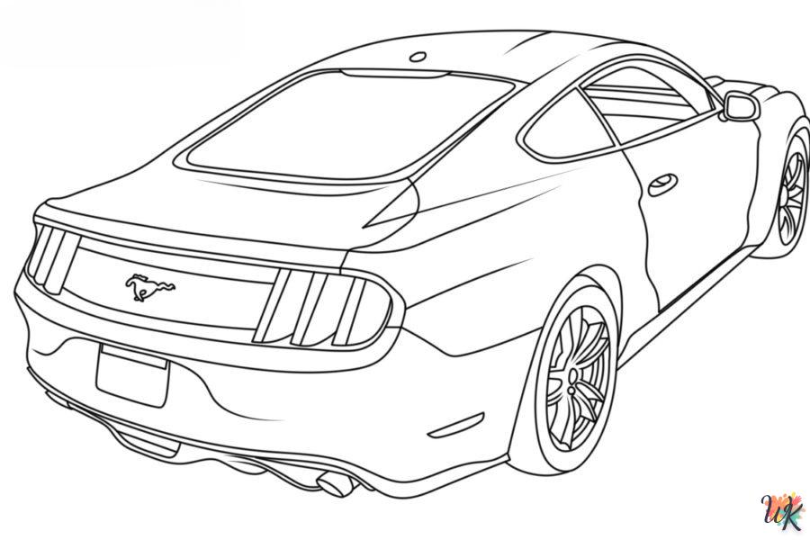 Dibujos para Colorear Mustang 67