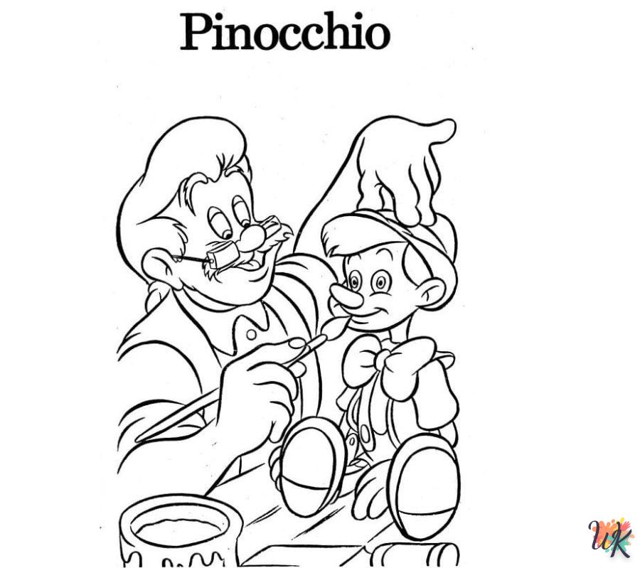 Dibujos para Colorear Pinocchio 14
