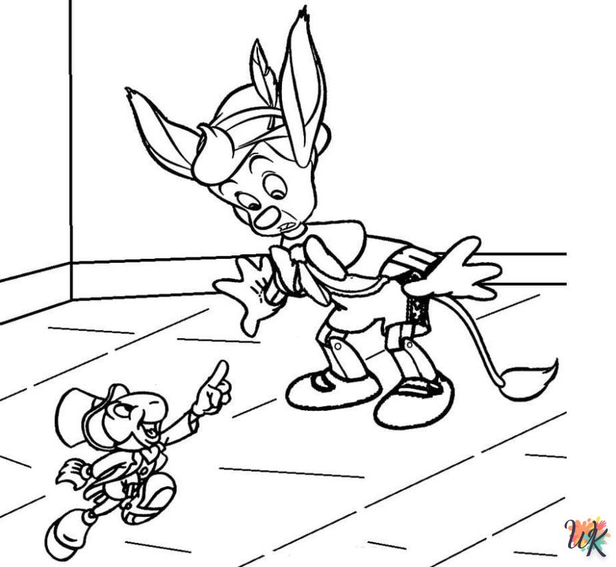 Dibujos para Colorear Pinocchio 15