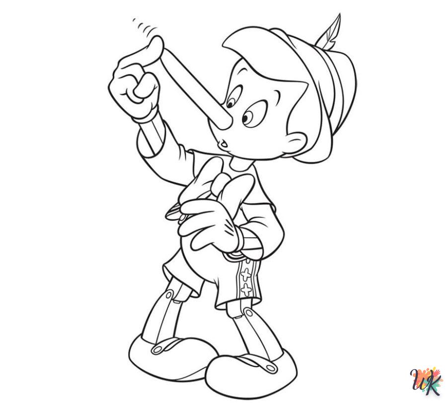 Dibujos para Colorear Pinocchio 2