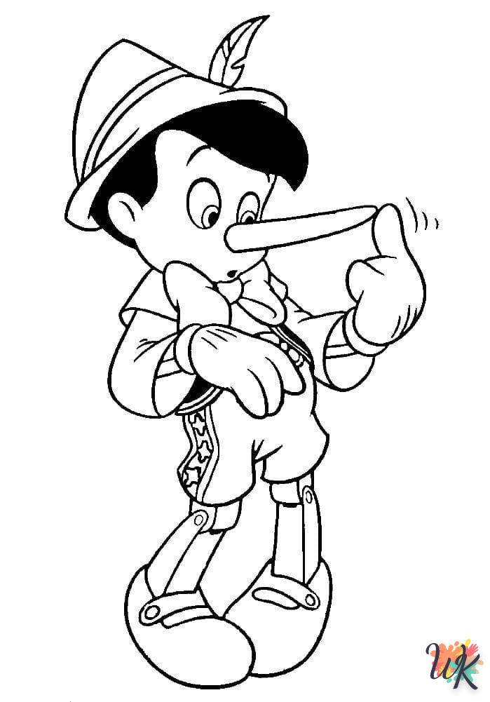 Dibujos para Colorear Pinocchio 22