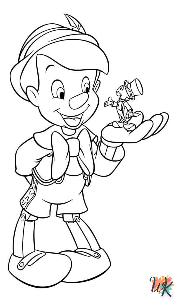 Dibujos para Colorear Pinocchio 26