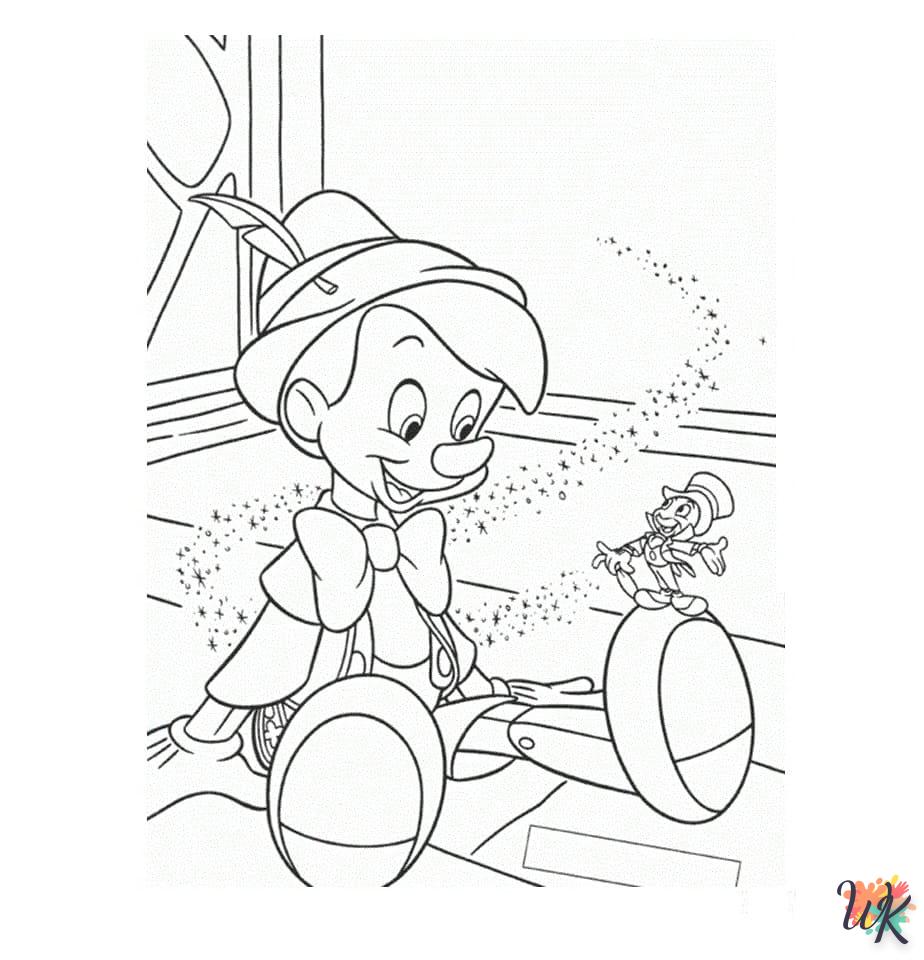 Dibujos para Colorear Pinocchio 27