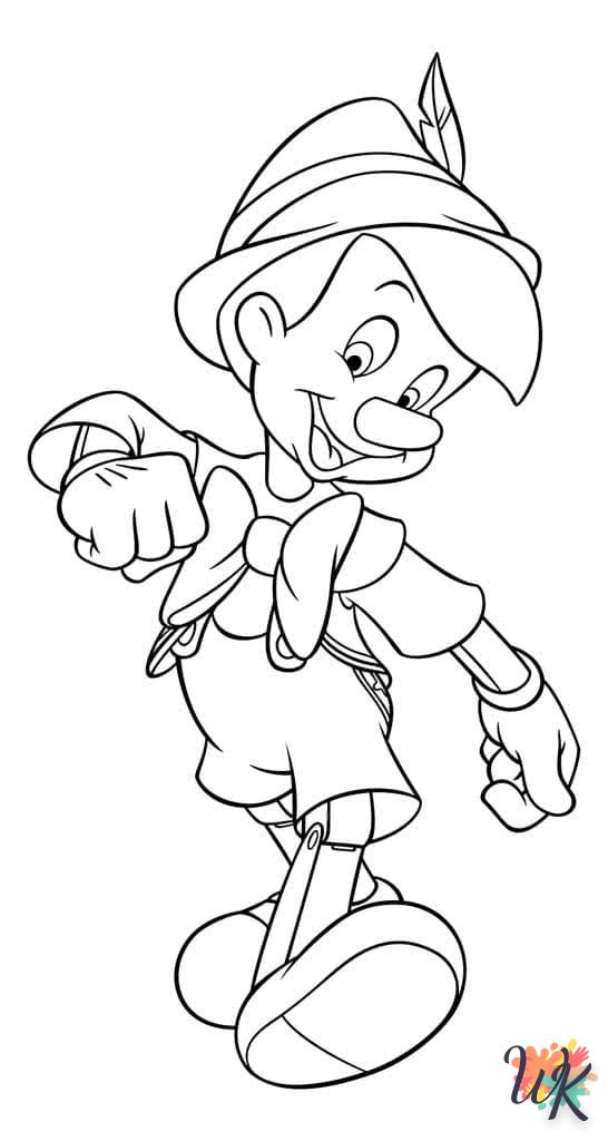 Dibujos para Colorear Pinocchio 28