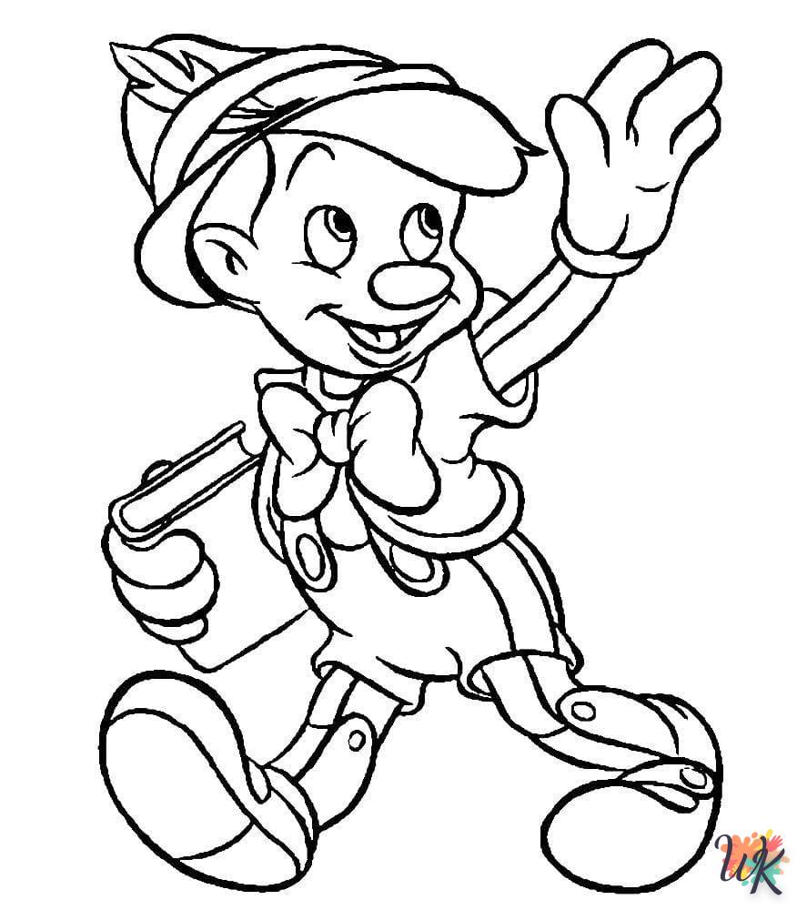 Dibujos para Colorear Pinocchio 30