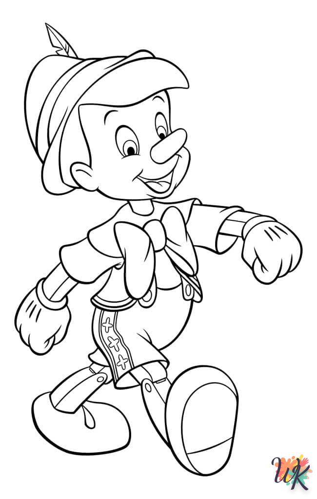 Dibujos para Colorear Pinocchio 31