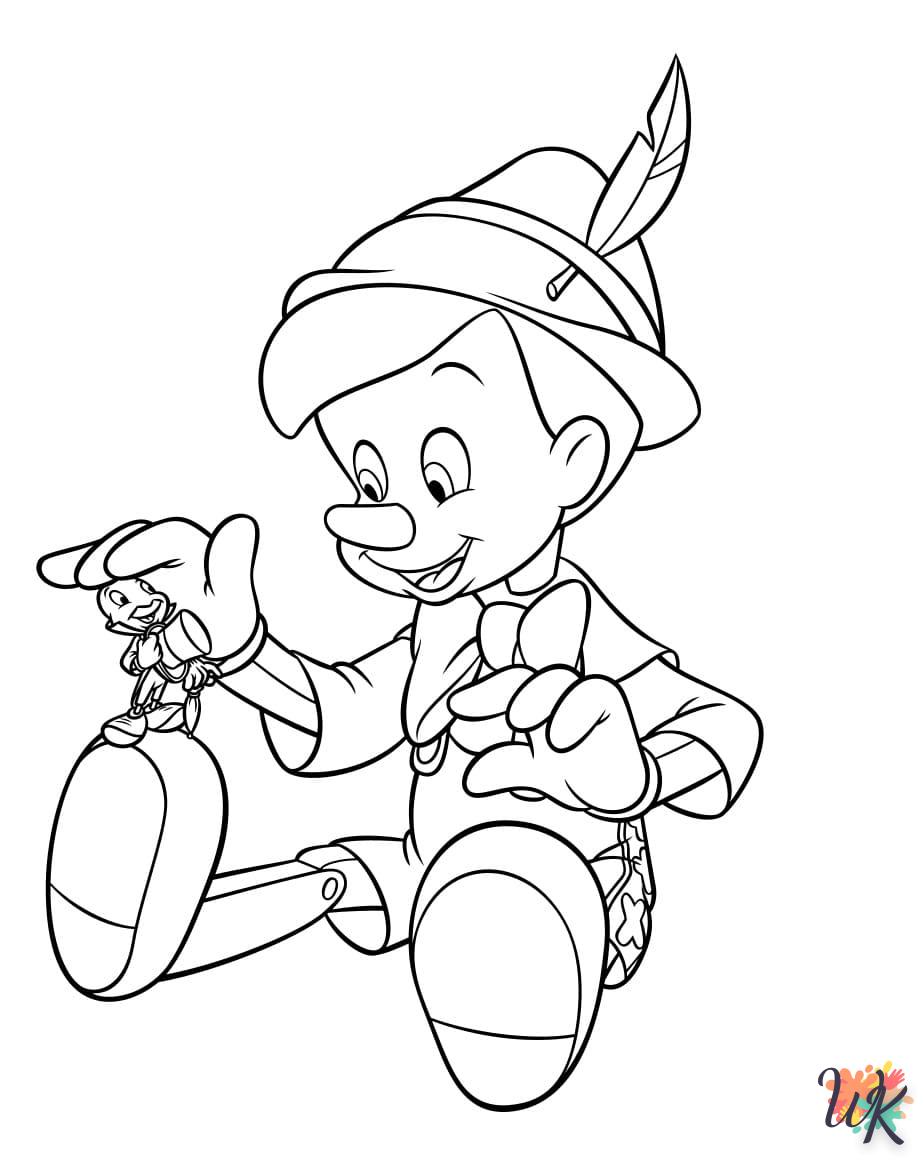 Dibujos para Colorear Pinocchio 34