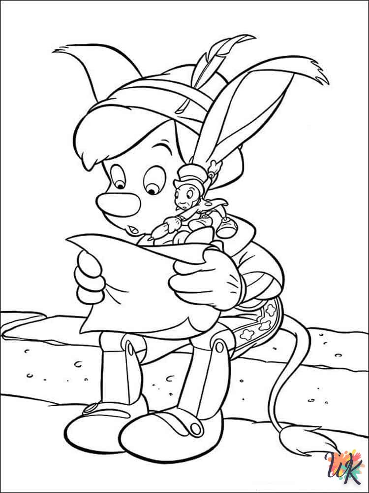 Dibujos para Colorear Pinocchio 35