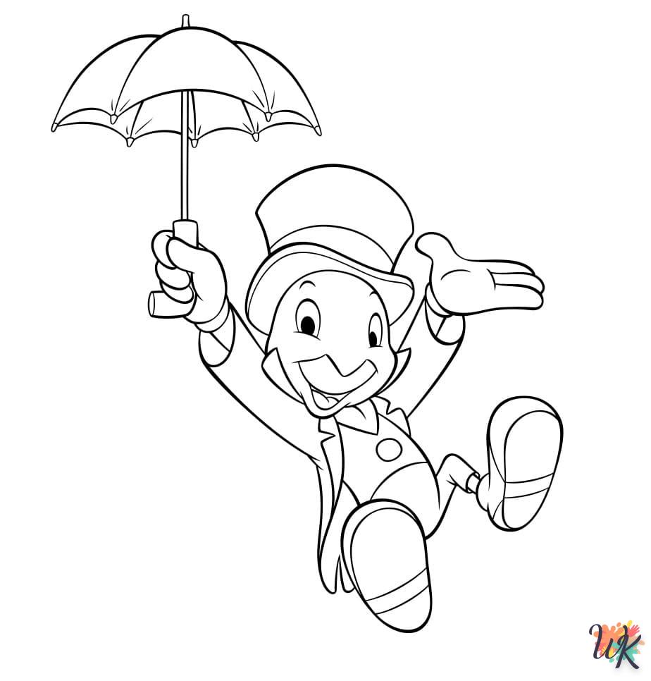 Dibujos para Colorear Pinocchio 37