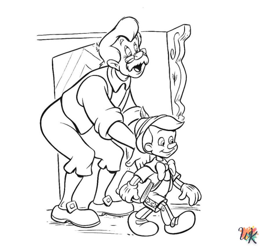 Dibujos para Colorear Pinocchio 38