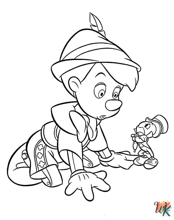 Dibujos para Colorear Pinocchio 39