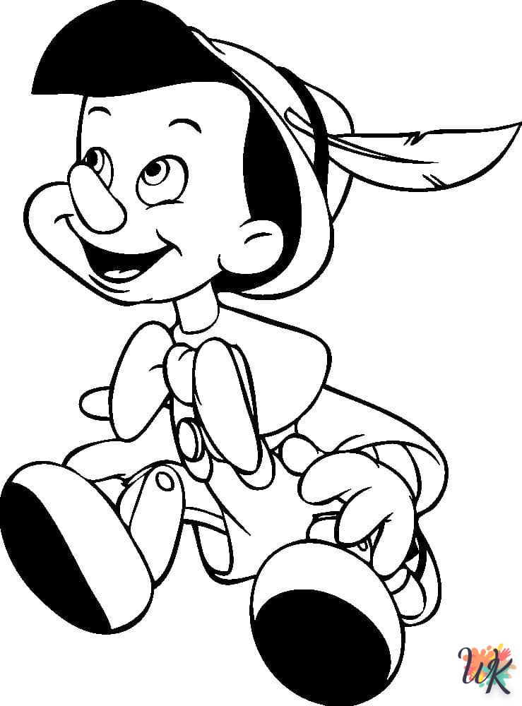Dibujos para Colorear Pinocchio 40