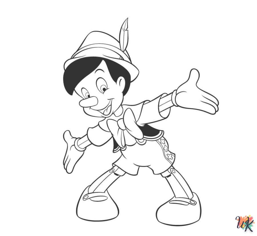 Dibujos para Colorear Pinocchio 41