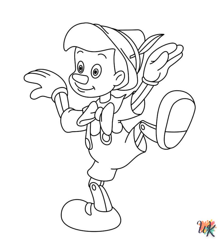 Dibujos para Colorear Pinocchio 46
